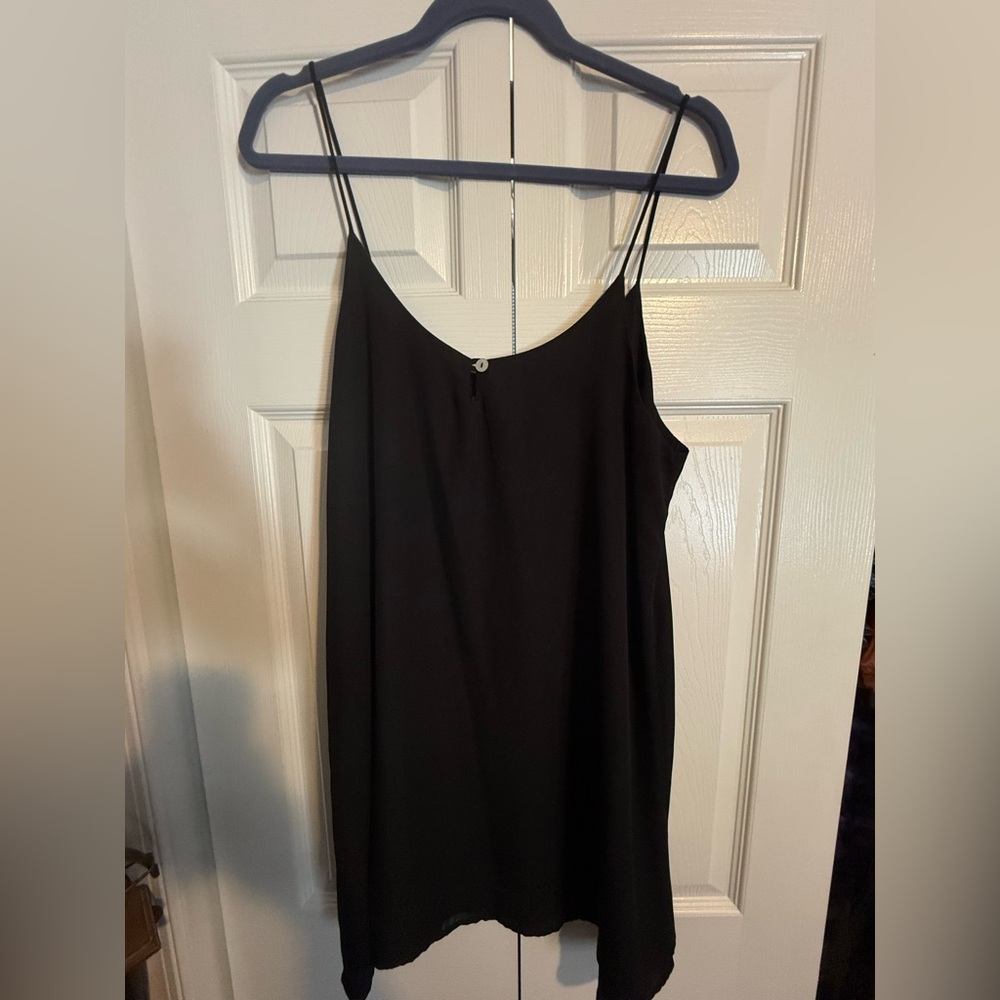 Lucy Love Black Spaghetti Strap Top